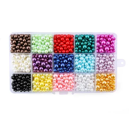 ABS Round Imitation Beads Kits Beads Punching Machine for Garment Shoes Manual Beading Machine