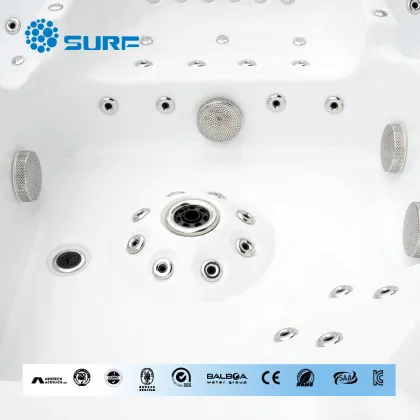 7 persons outdoor spa acrylic spas jetted spa with accessories