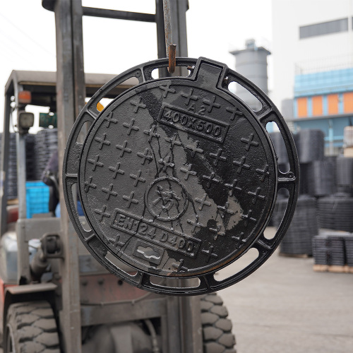 Tampa de bueiro de ferro dúctil para poço redondo