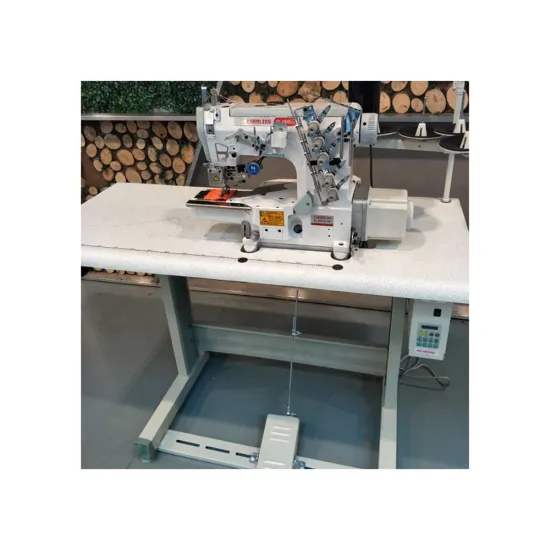 SHANLING W600 Flat Bed 3 Needle 5 Thread Knitted Underwear Hemming Sewing Machine