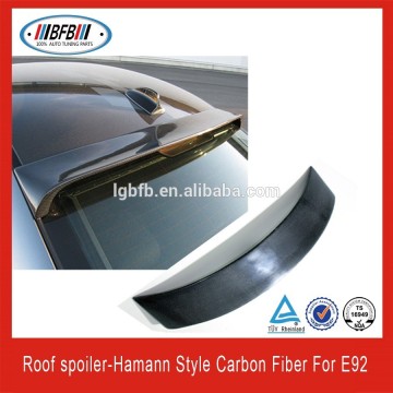 2006-2012 HM Style Carbon Fiber Roof Spoilers For BMW E92