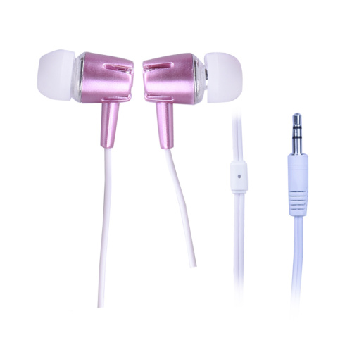 Good sounds quality gold metal Earphone for Promotional