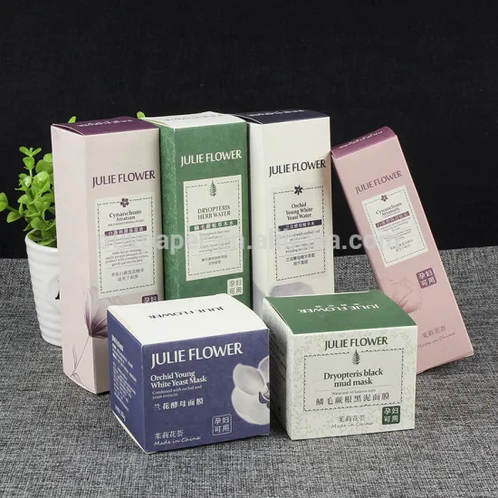Custom printed cosmetic box paper packaging box