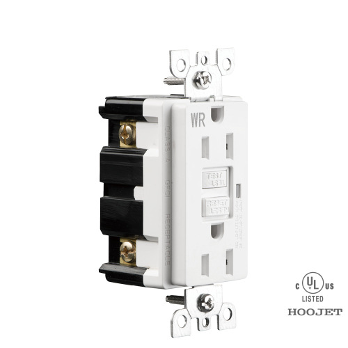 GFCI Outdoor Receptacle European Sockets Weather Resistance