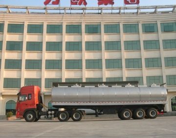 Transport milk tank truck