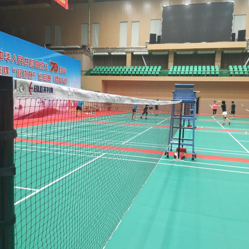 PVC material and UV surface badminton floor