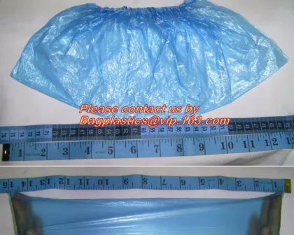Disposable Blue waterproof rain boot/shoe covers,rain cover for shoes,Eco-friendly Professional Shoe cover