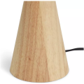 Natural Wood LED Desk Lamp for Contract