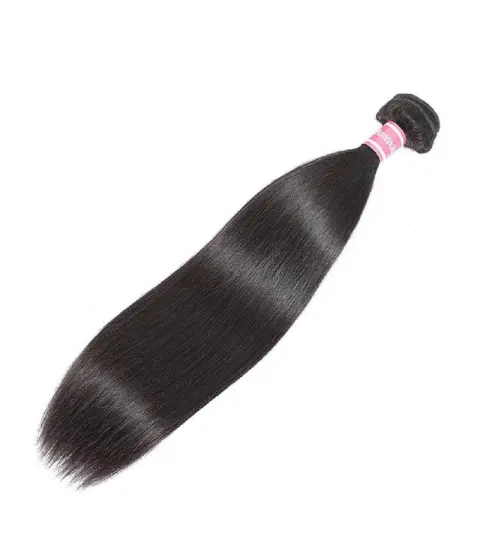 Full Cuticle Aligned Silky Straight 4 Bundles Brazilian Hair Bundles 100% Virgin Human Hair Extensions