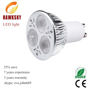 2014 hot sale high watt 3w led spotlight manufaturer