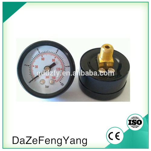 2015 China 63mm Dial Boiler Snap In Black Steel Case Manometer