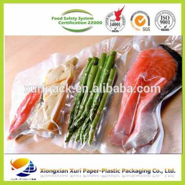 Fresh vegetables packaging plastic bag