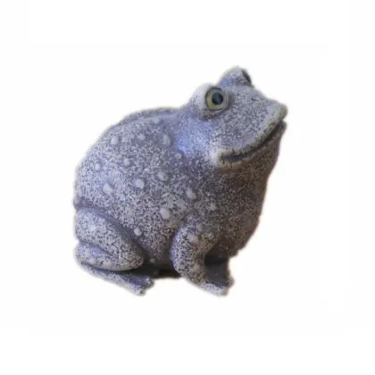 Feng Shui Antique Stone Money Toad Garden Animal Statue