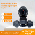 Supapă pneumatică UPVC cu diafragmă dublă