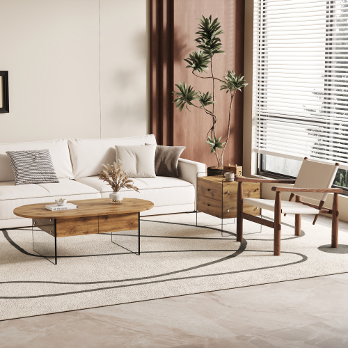 Coffee table with double drawers4