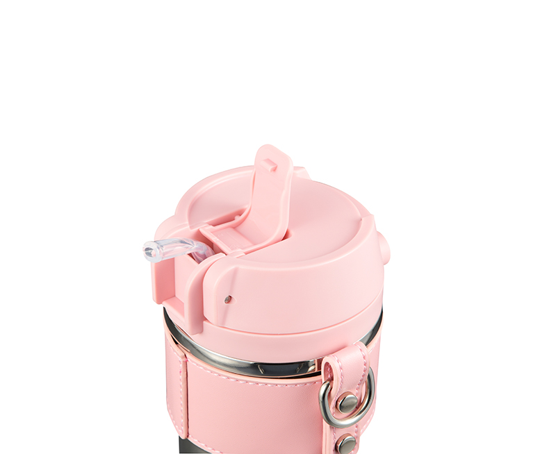 500ml Insulated Water Bottle with Straw