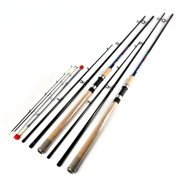 3.6m/3.9m Carbon Fiber Feeder Fishing Rod with 4 Sections and 3 Tips