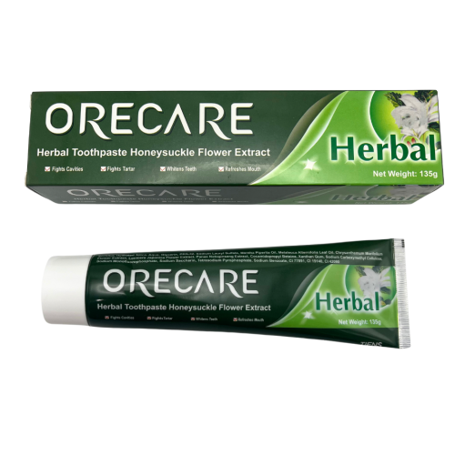 Pasta de dientes con infusión de hierbas para el cuidado oral natural