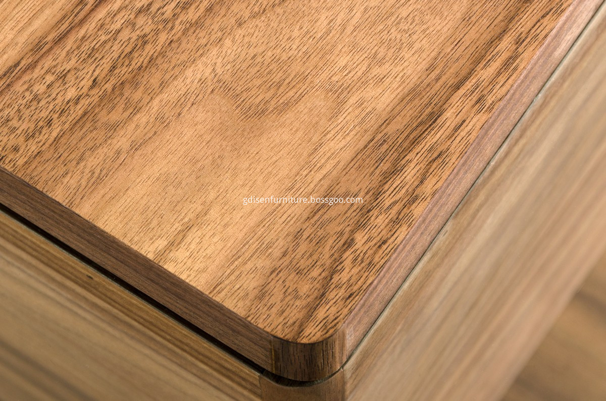 Walnut end table
