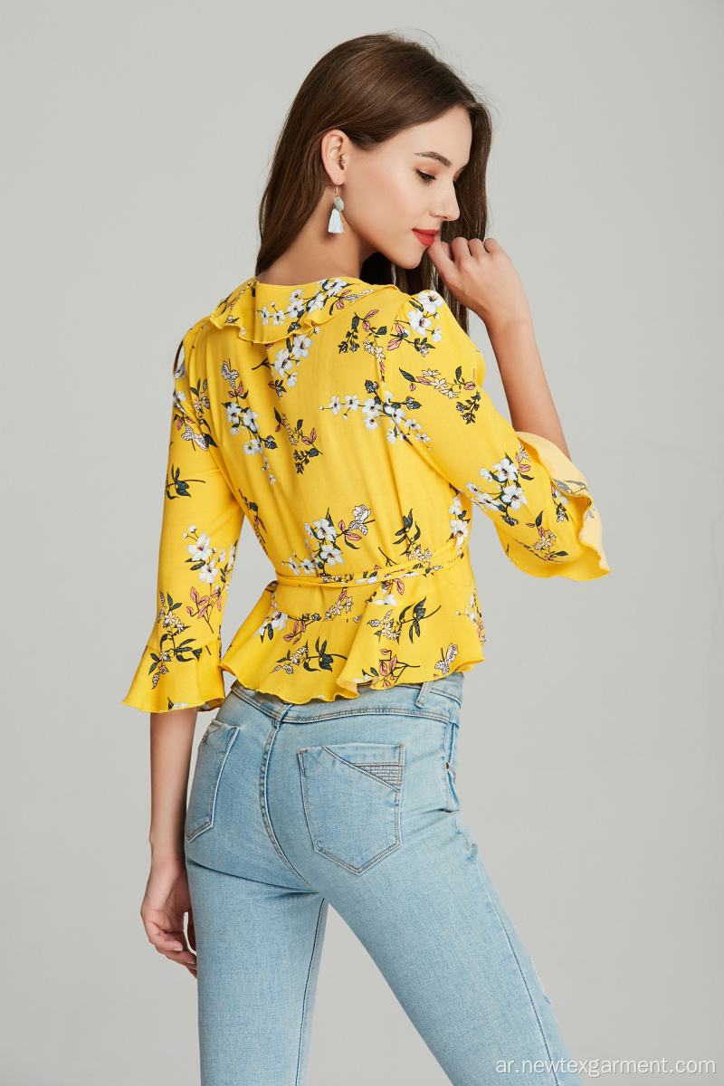 سيدات المطبوعة VISCOSE BLOUSE