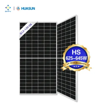 Huasun HJT Bifacial Solar Panels: 625W, 630W, 635W, 640W, and 645W Models with 120 Cells