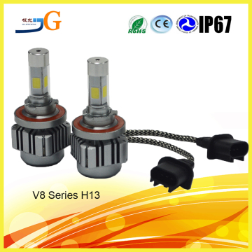 Car High Quality Fanless 4800lm h13 Led Headlight 2016 Led
