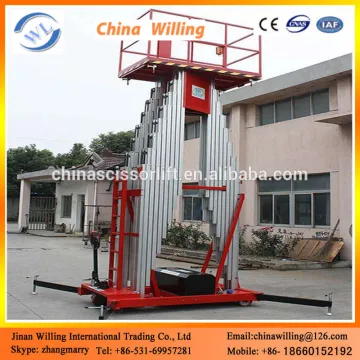 Personal telescopic lift hydraulic aluminum alloy lift