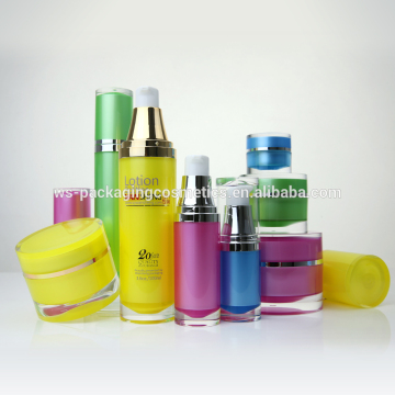 New Cosmetic Package Cosmetic Round Cosmetic Jars And Bottles
