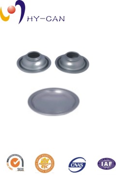 High quality silver metal cone & dome of aerosol tin can with different sizes