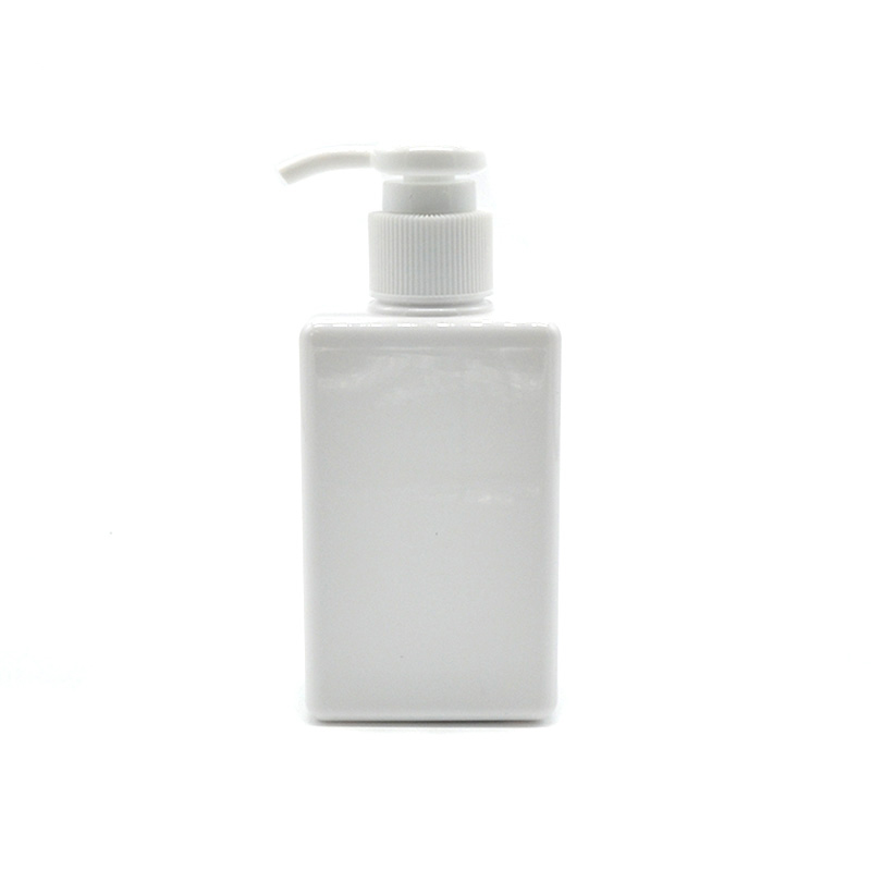100 ml da 150 ml di plastica quadrata vuota bianca lavatura a mano in sapone Pompa in plastica Bottiglia di lozione per shampoo