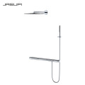 Luxury Wall mounted Concealed multiple colour brushed Round style Brass Bath shower Mixer Tap Faucet