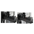 Blackened stainless steel hot and cold angle valve water heater and washing machine toilet corner valve