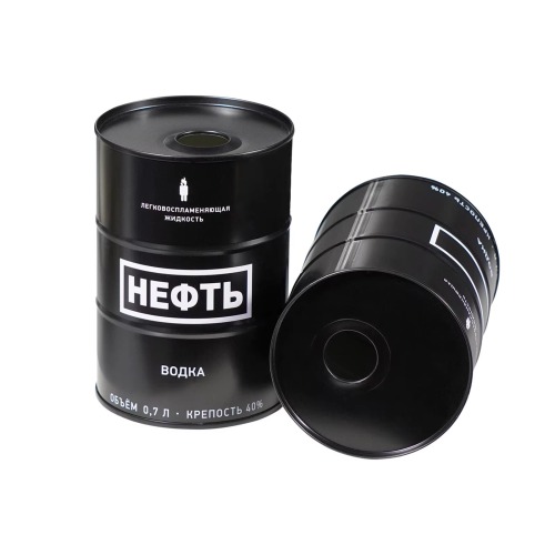Latas de metal redondas personalizadas para vinho de 700ml