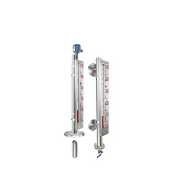 High Pressure Magnetic Flap Level Gauge with Side or Top Mounted Magnetic Floating Switch