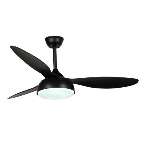 Ventilador de teto decorativo moderno de 3 lâminas com luz