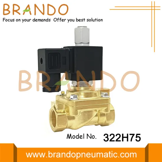 322H75 Normally Open High Pressure Solenoid Valve 40bar