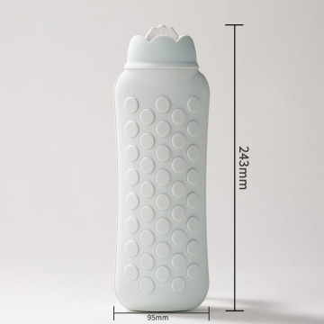 2025 New Silicone Hot Water Bottle: Premium Safe, Durable, Quick Pain Relief & Comfort Knitted Cover