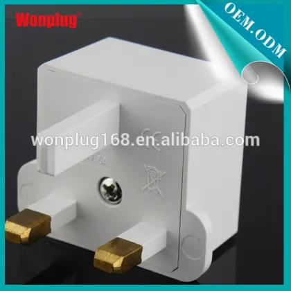 Universal US America to UK 3 pin converter Plug Adapter Plug Adaptor
