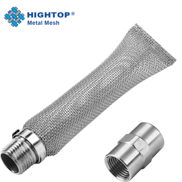 6 Pieces 12 Inch 300 Micron Stainless Steel Beer Filter Mesh Bazooka Screen - 304, 316, 316L Options