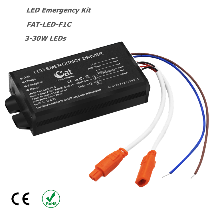 3,7V 2200mAh Backup de backup Driver de emergência LED