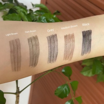 4-Fork Tip Tattoo Pencil: Long-Lasting Brown and Black Eyebrow Pencils in 5 Colors - Waterproof and Customizable with Logo