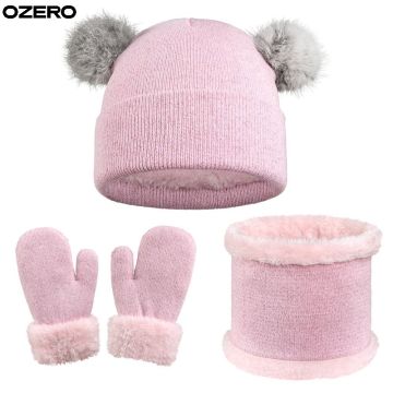 Personalized OZERO Knit Mountain Trails Windproof Beanie for Kids