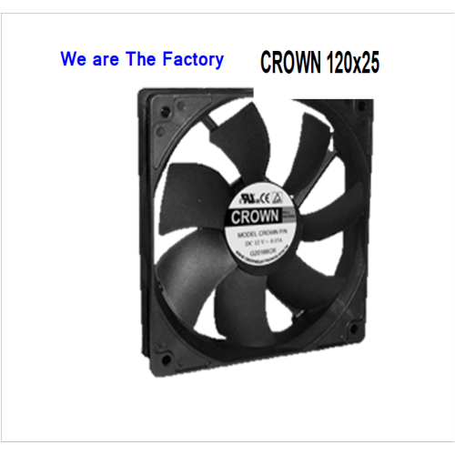 Crown 120x25 Mini DC Axial Fan H3 Car