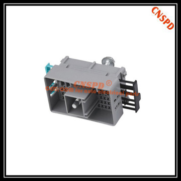 crimp male female electrical wire connector for car, long onnector 54 holes with knob and screw type