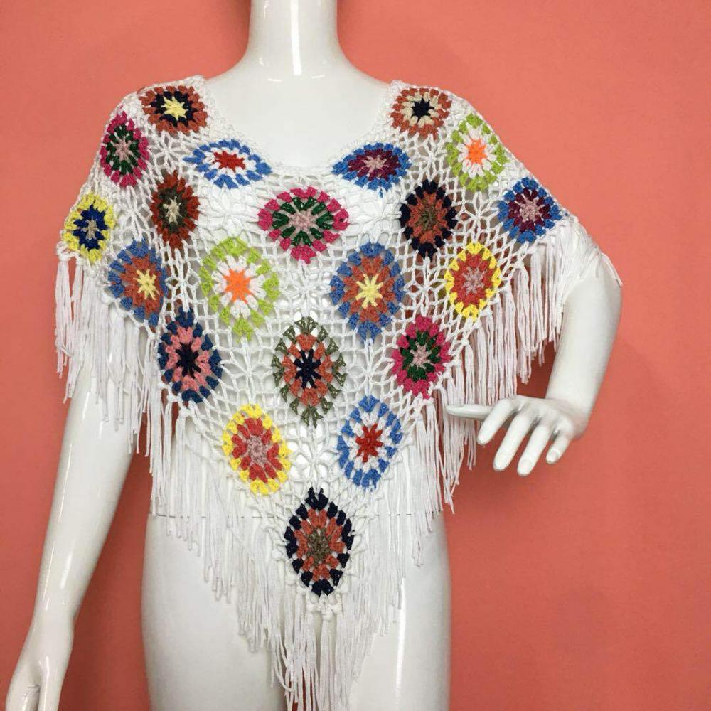 Crochet à main Crochet Crochet Lace Flower Robe accessoires