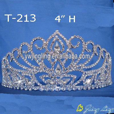 Crystal 4 Inch Pageant Tiaras