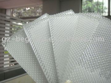 PC diamond solid sheet, polycarbonate embossed sheet, polycarbonate sheet, polycarbonate diamond sheet,PC lozenge sheet