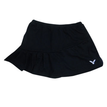 Tennis Skirts, Made of 100% PolyesterFabric, Azo-free, solid body with embroidery at le
