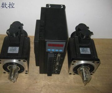 AC servo motor drive + servo motor 1.2KW, 4Nm servo motor 110 flange size with 3 meter cable