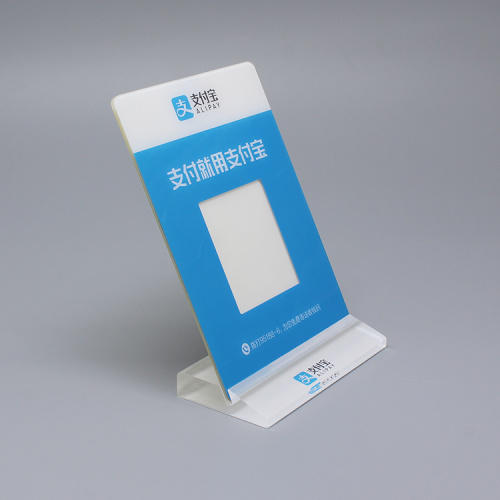 Acrílico barato personalizado Stand Up Sign Holder